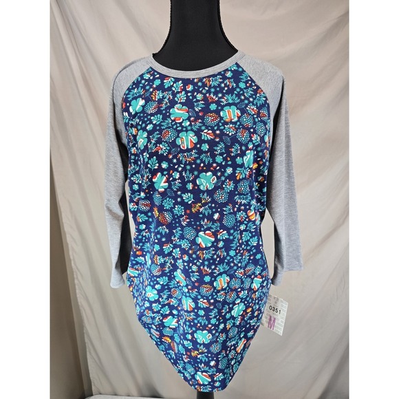 LuLaRoe Tops - Lularoe Randy 3/4 Sleeve Shirt New With Tags Medium M Womens